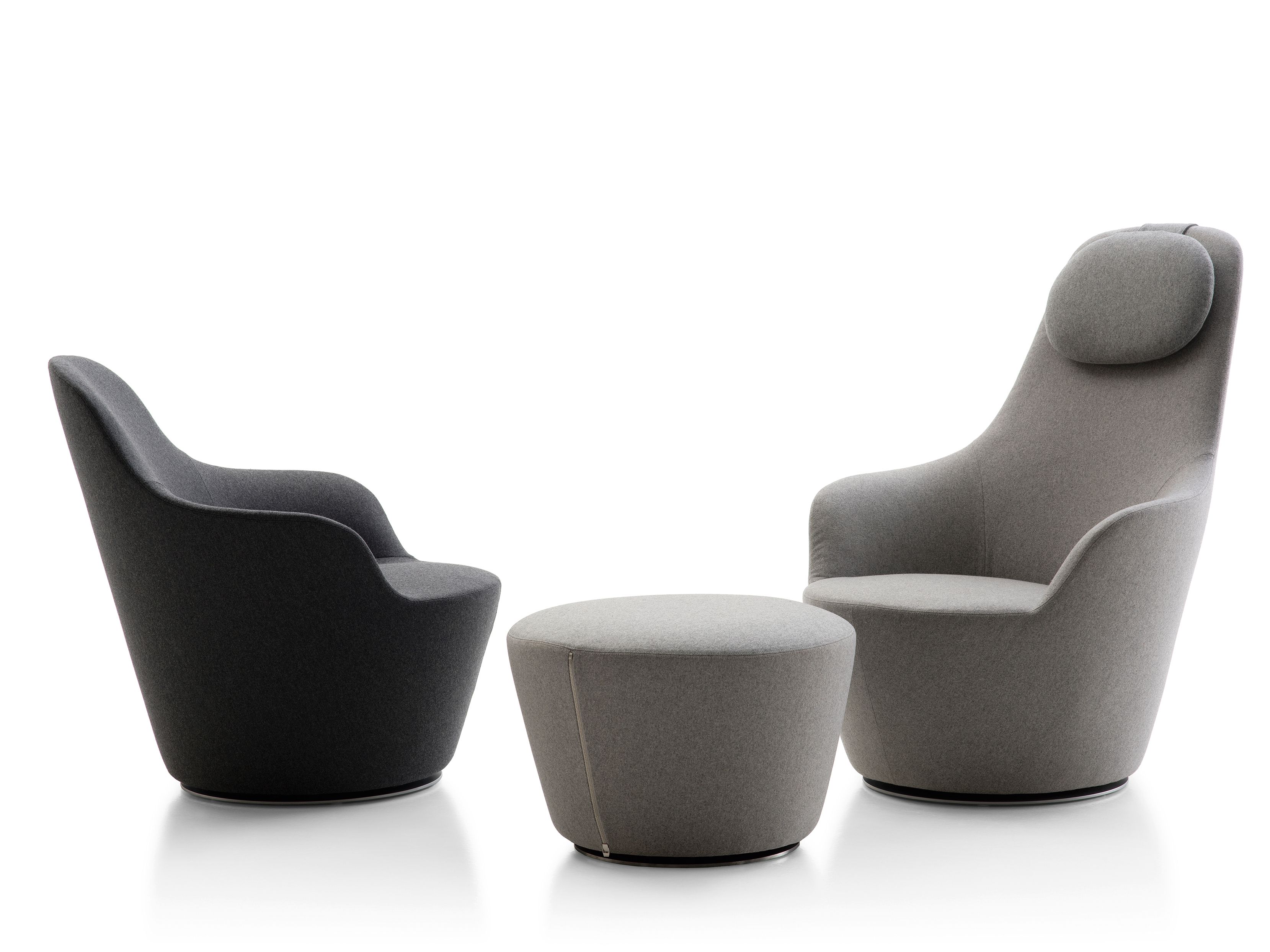 Тканевое кресло с подлокотниками B&B Italia Harbor ARCH-00097226 - Вид №1