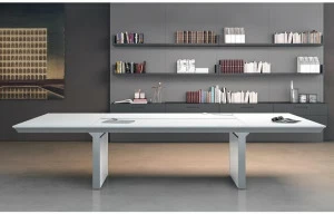 Martex Стол для совещаний из кожи прямоугольной формы Han