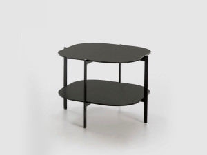 Низкий журнальный столик с журнальной стойкой