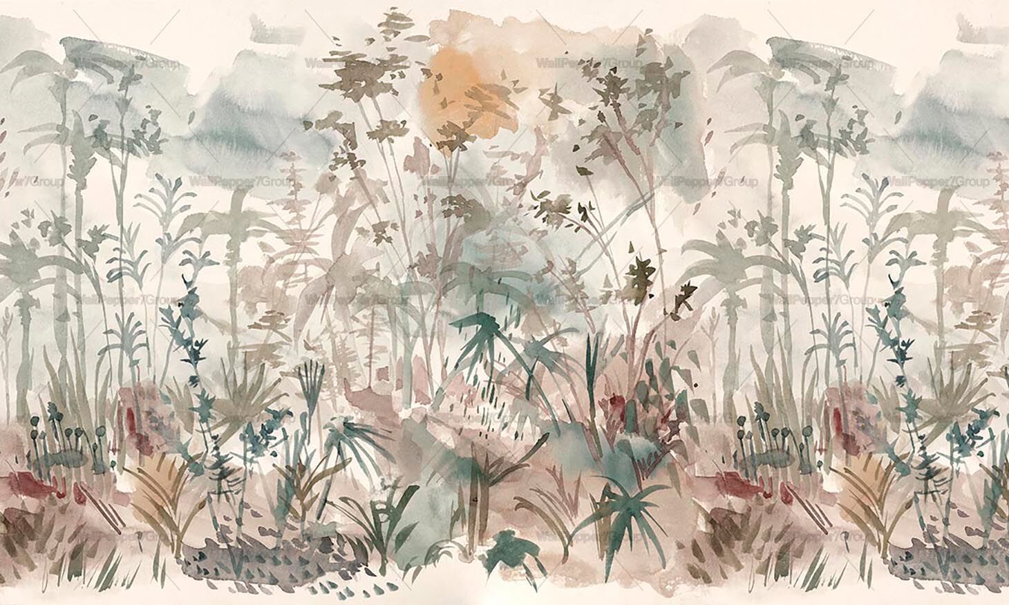 Тропические обои ПВХ бесплатно, экологически чистые, моющиеся WallPepper THE JOURNEY ARCH-00068133 - Вид №3