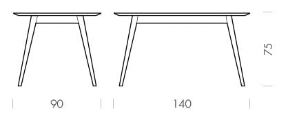 Прямоугольный дубовый стол Gazzda Stafa ARCH-00109634 - Вид №64