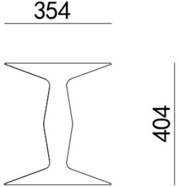 HC28 Cosmo Круглый сервировочный стол из нержавеющей стали  42c003  - Вид №1