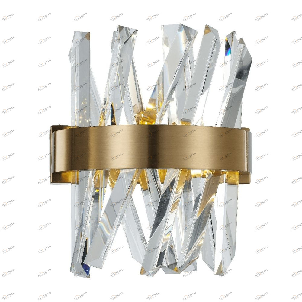 Светильник настенный золотистый Akasha 250A ant.brass DELIGHT COLLECTION  00-3882886 Золото 