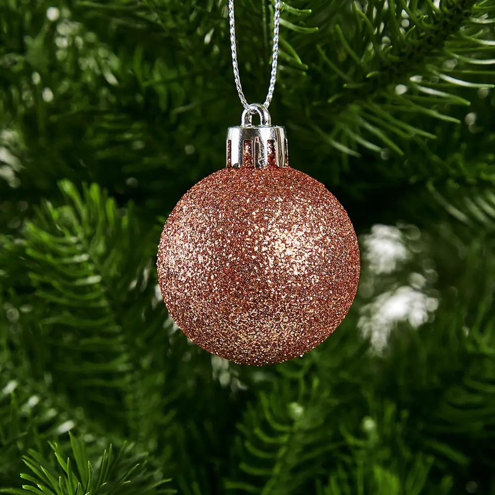 87036417 Набор новогодних шаров Christmas ø6 см цвет розовый 100 шт. STLM-1415457 Santreyd  - Вид №7