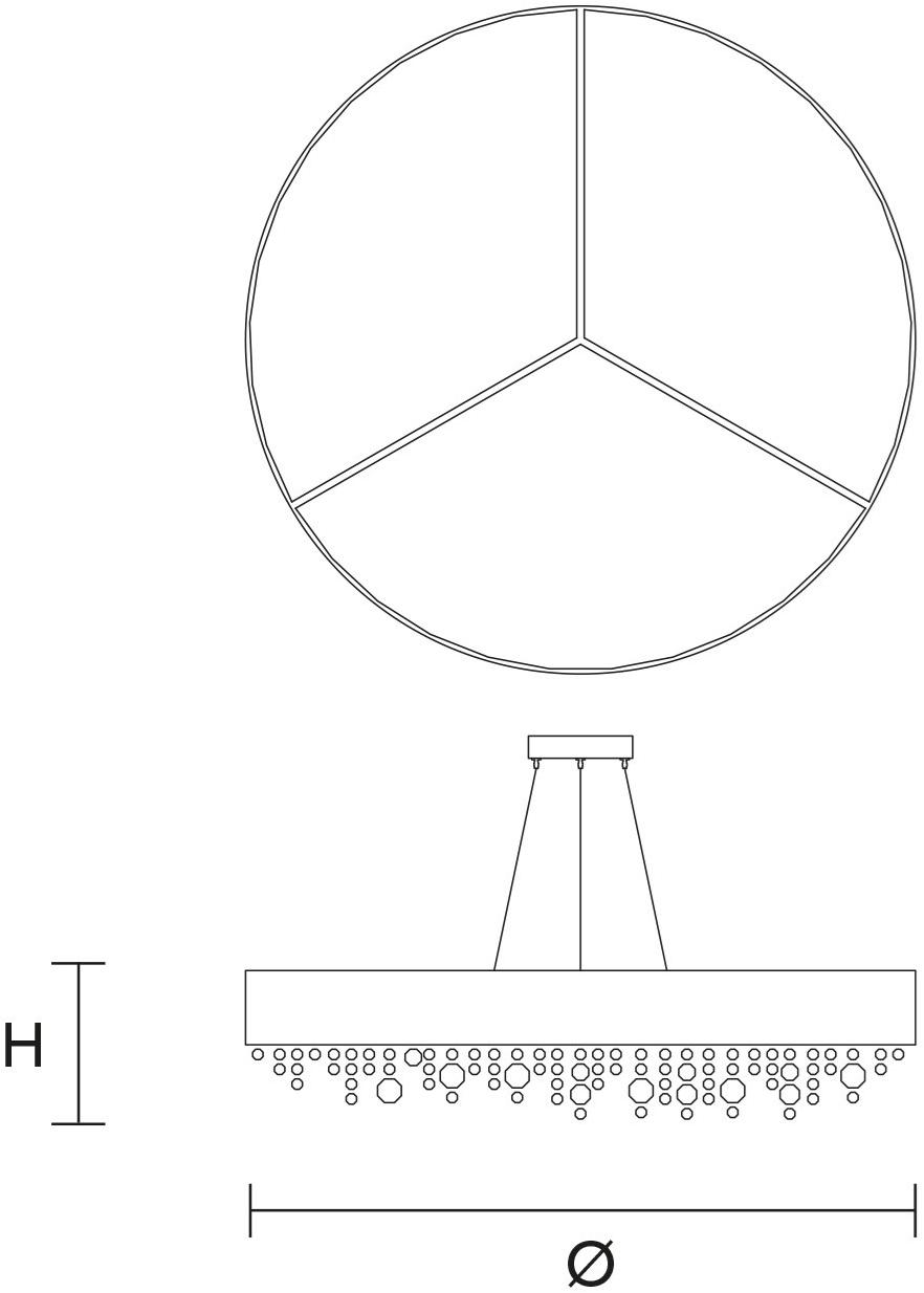 Masiero Подвесной светильник из окрашенного металла и стекла Olá OLA sun-id-1444279 - Вид №4