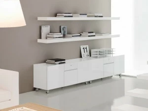 Martex Лакированный офисный шкаф на колесиках