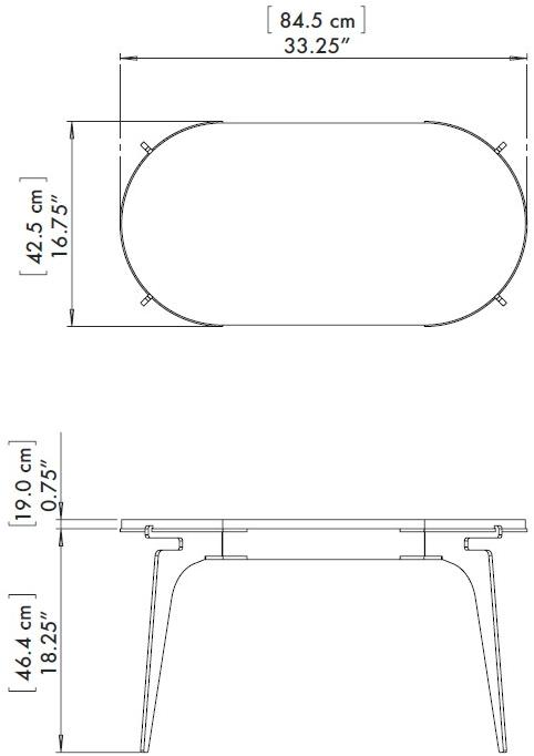 GABRIEL SCOTT Высокий овальный мраморный стол Prong sun-id-1461746 - Вид №21