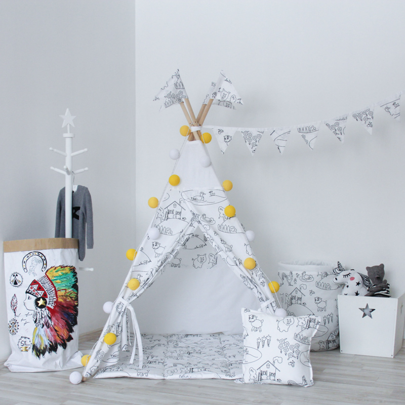 Игровой коврик стеганый под раскраску Painter VAMVIGVAM PAINTER 281568 Серый Santreyd - Вид №4