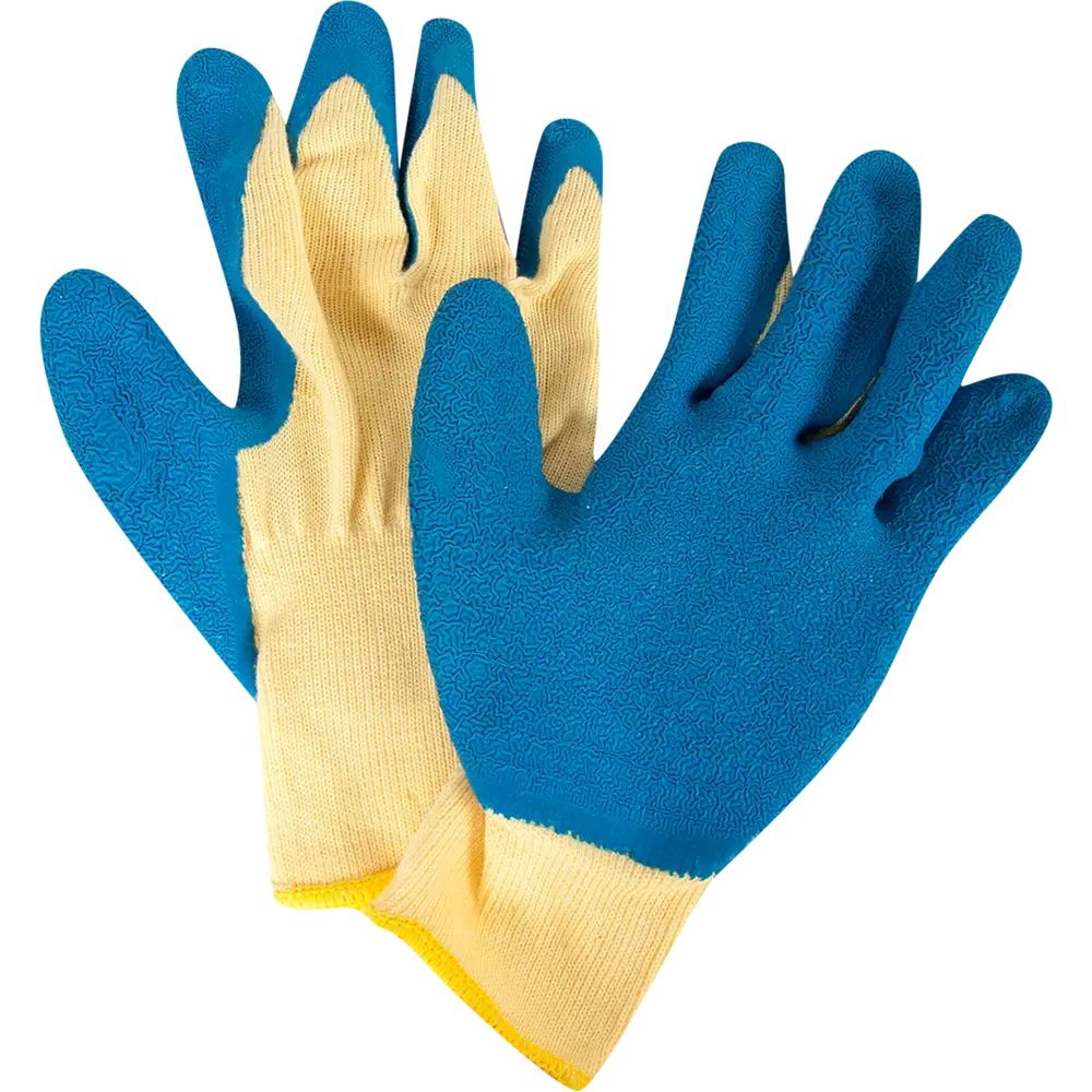 Перчатки садовые рифлёные, размер 9 BRIGADIER STLM-2156601