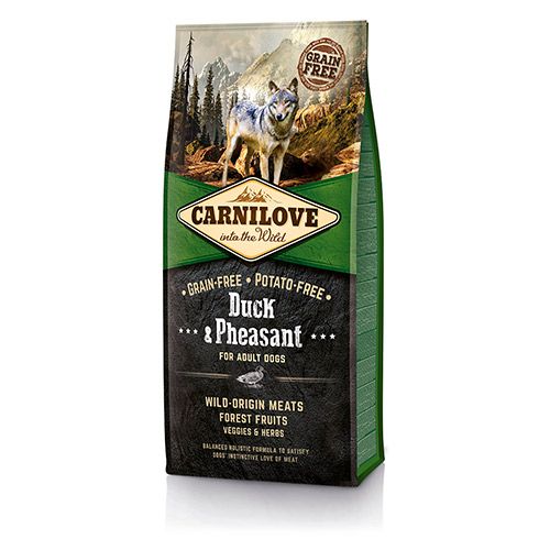 ПР0039864 Корм для собак Carnilove беззерновой, утка, фазан сух. 12кг Brit 