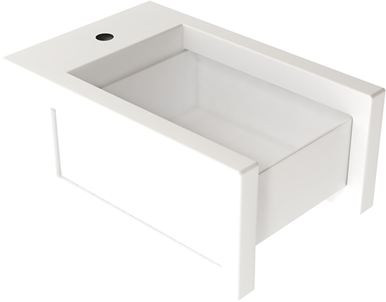 BXBISO1 Подвесное биде настенное GSG CERAMIC BOX