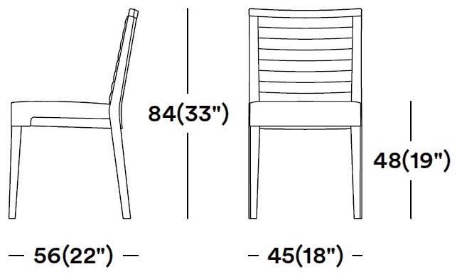 Tirolo Стул из мягкой ткани Ginevra 031 s, 031 sb f - Вид №2