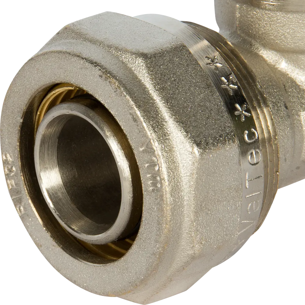 Угол комбинированный 90° Valtec 1"x32 мм НР никелированная латунь VTM.353 10525679 STLM-2173325  - Вид №1