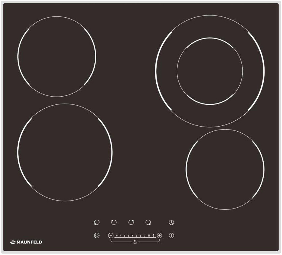 EVSE594FDBK Электрическая индукционная панель evi.594-bk/ тип: электрическая 60 см • тип установки: независимая • управление: фронтальное, сенсорное • нагревательный элемент: индукция, 4шт • мощность конфорок, вт: 2 0 0 0 /2 6 0 0 (бустер), 2 0 0 0 /2 6 0 Santreyd 
