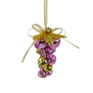 89381646 Украшение елочное «Гроздь», 14x7.5 см, цвет розово-золотой STLM-1526840