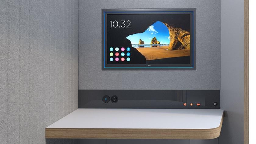 SBS Silence Business Solutions Акустическая будка с мультимедийным подключением на одного человека Procyon sun-id-1361569 - Вид №9