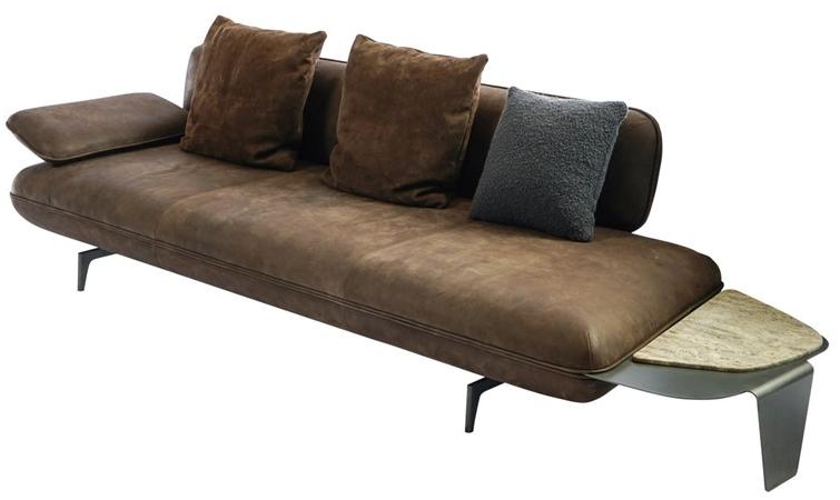 ENNE Кожаный диван с полкой для журналов Stone sun-id-1347784 - Вид №1