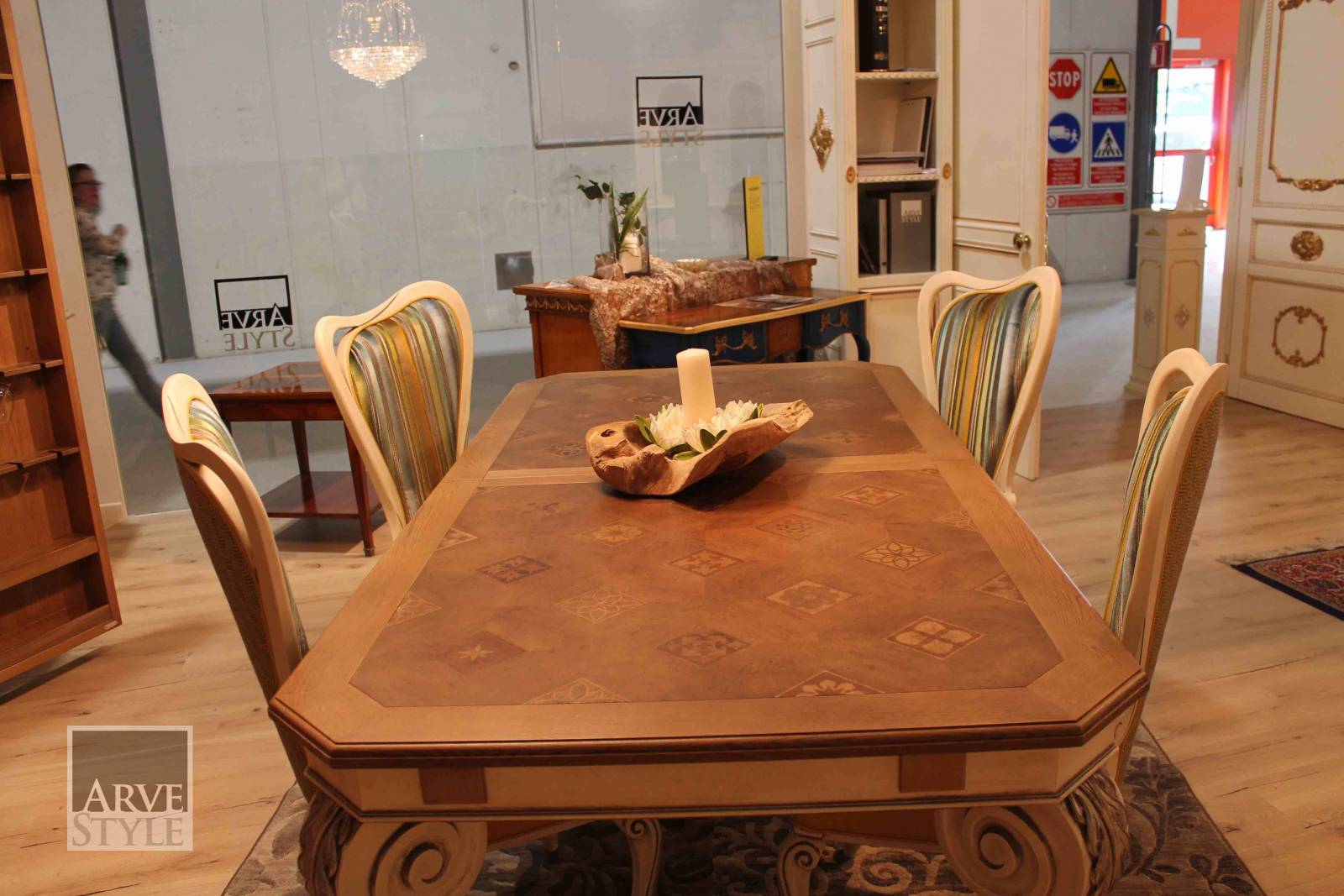 Деревянный прямоугольный выдвижной стол для гостиной Arvestyle паркет ARCH-00136063 - Вид №9