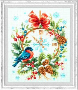 100-243 Время Рождества Набор для вышивания Чудесная Игла 17 х 22 см Чудесная игла