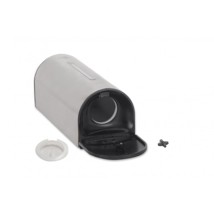 FG2020 MIRTOO Автоматический дозатор MIRTOO FG2020 для антисептика и жидкого мыла, нержавеющая сталь, антивандальный, 1000 мл глянцевый/матовый  - Вид №2