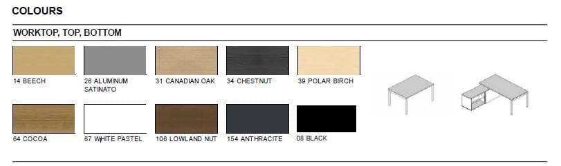 Прямоугольный секционный стол со звукопоглощающими перегородками MDD Ogi ARCH-00095683 - Вид №7