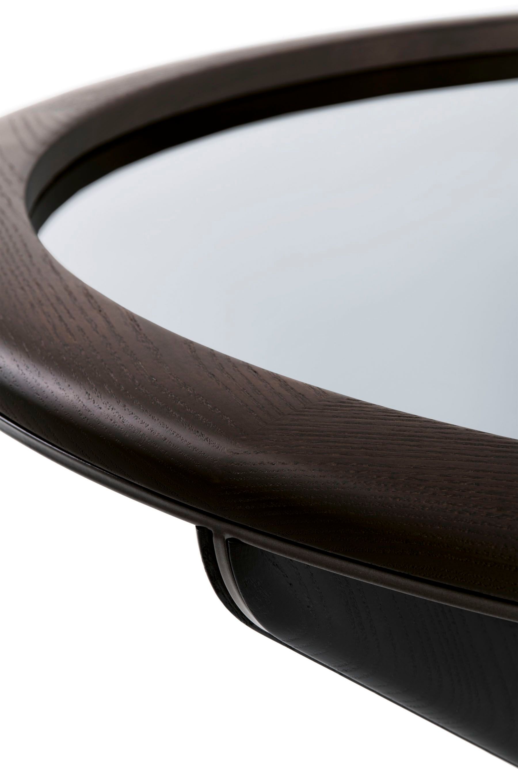 Круглый деревянный и стеклянный журнальный столик Giorgetti CHANTERELLE ARCH-00028351 - Вид №7