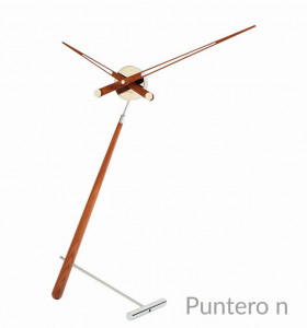 005280 Настольные часы N хром-орех Nomon Puntero