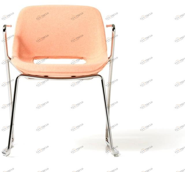 Diemme Тканевый стул на санках с подлокотниками Clea sun-id-1414054