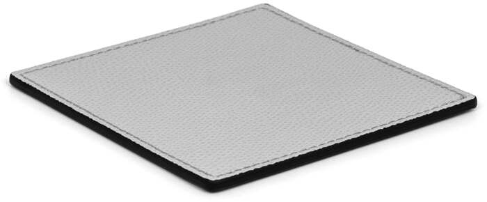 Квадратная подставка - 12x12 см / плетеная кожа_верблюжья