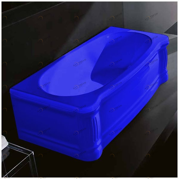 Ванна Gruppo treesse New Classic VTL-V6771-DX-SI синяя прямоугольная правая VTLV6771DXSI