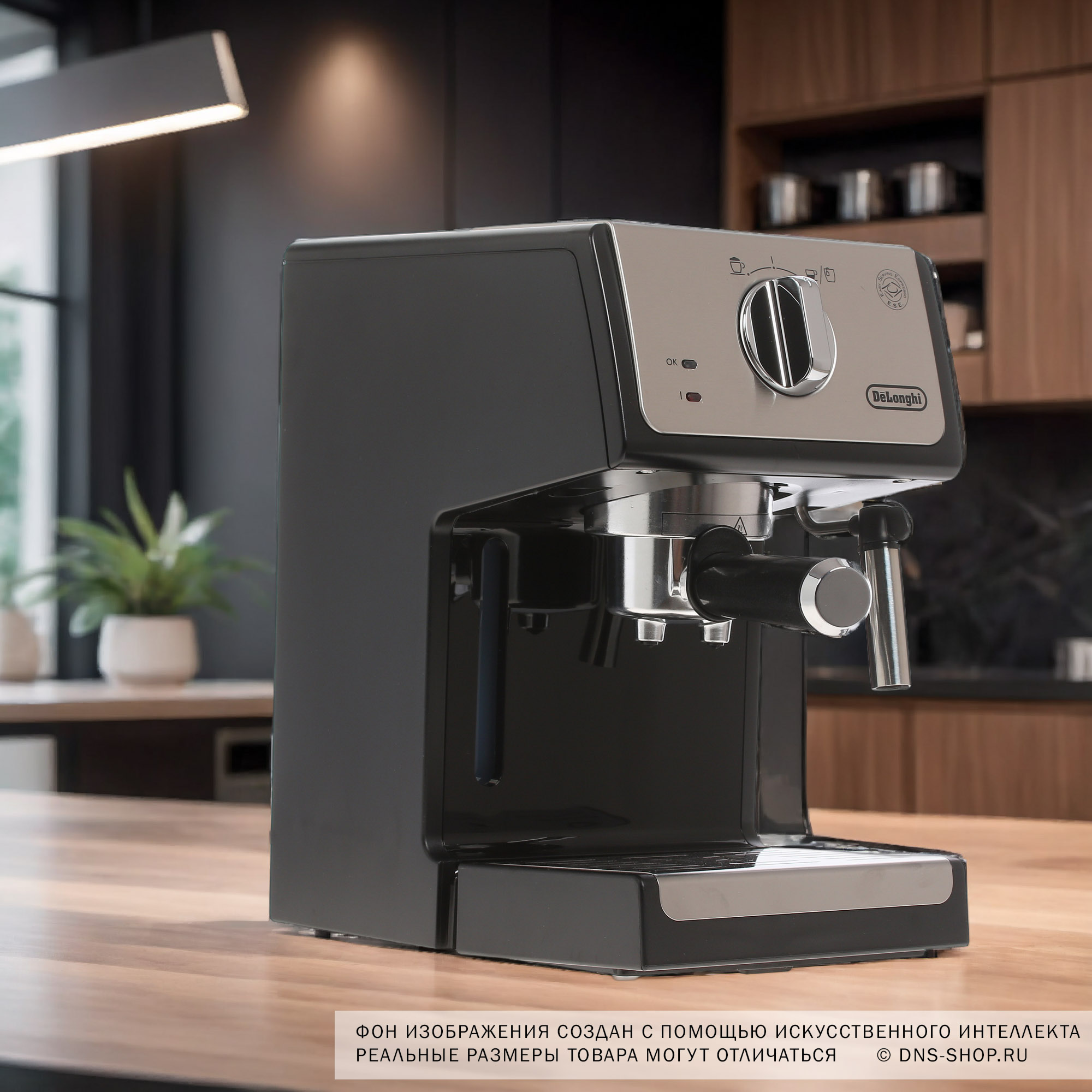 1269876 Кофеварка рожковая DeLonghi ECP 33.21 черный STDN-0097985 - Вид №10