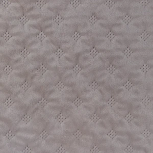 Покрывало 220x240 см велюр стёганый цвет серо-бежевый 84534682 STLM-2173180