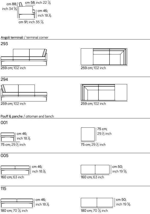 AMURA 3-х местный тканевый диван Segno Am008.060 - Вид №8