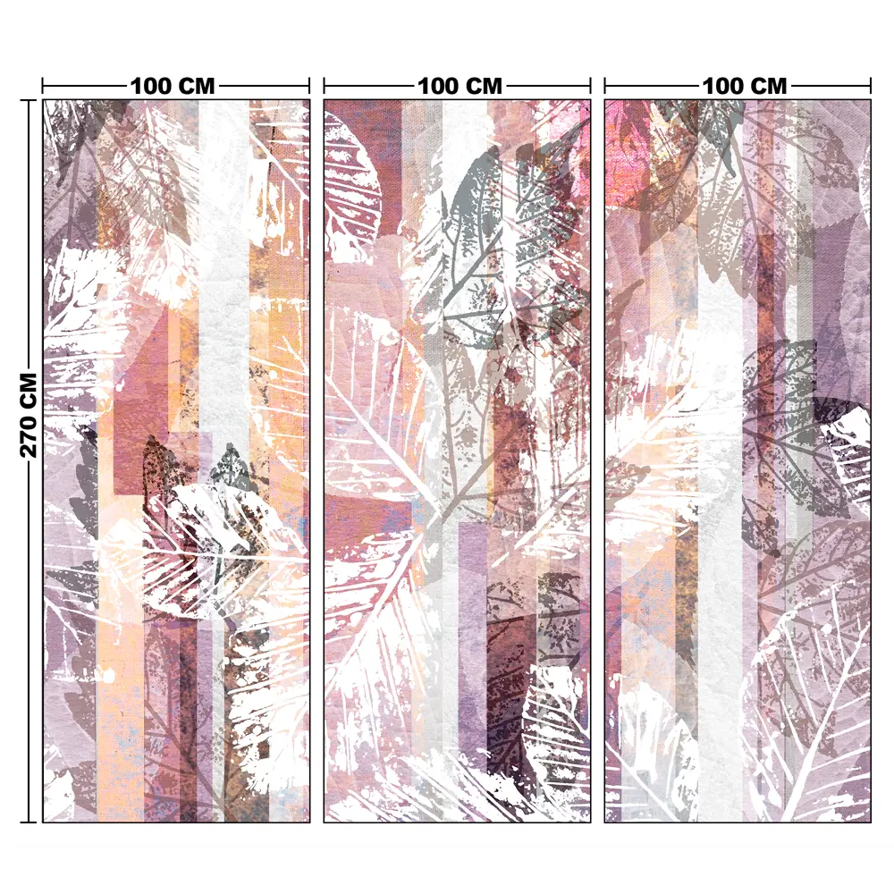 Фотообои Листопад флизелиновые 300x270 см L13-800 FBRUSH 3D FLIZART STLM-2195111 - Вид №4