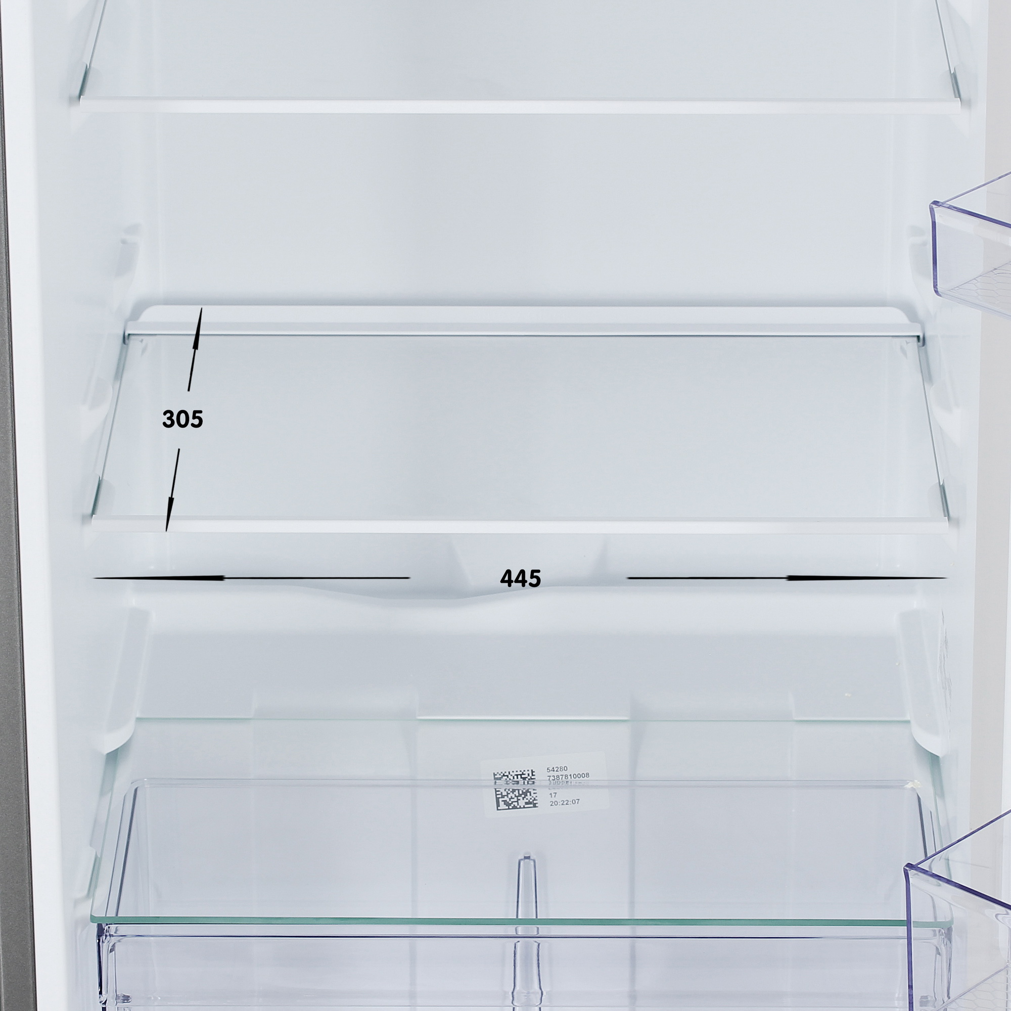 5472053 Холодильник с морозильником   Beko RDSK280M00G серый STDN-0053212 - Вид №8