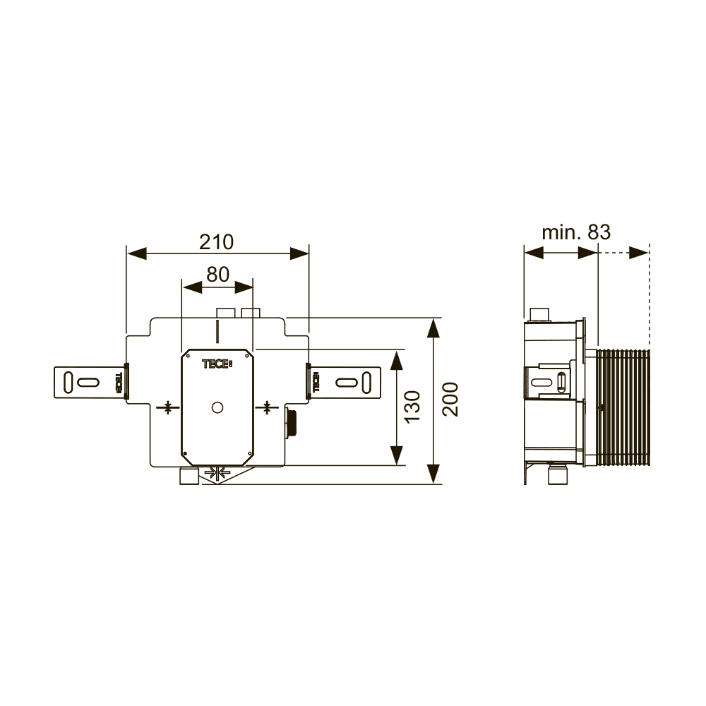 9370040 Писсуар Tece TECEprofil - Вид №1