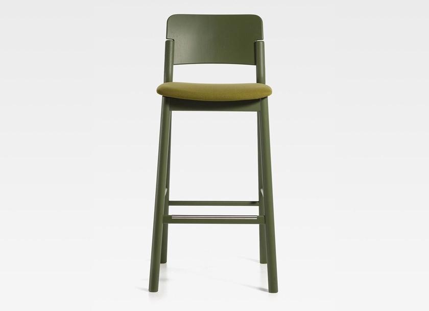 SIPA Барный стул из дерева с подставкой для ног Pop sun-id-1380617 - Вид №1