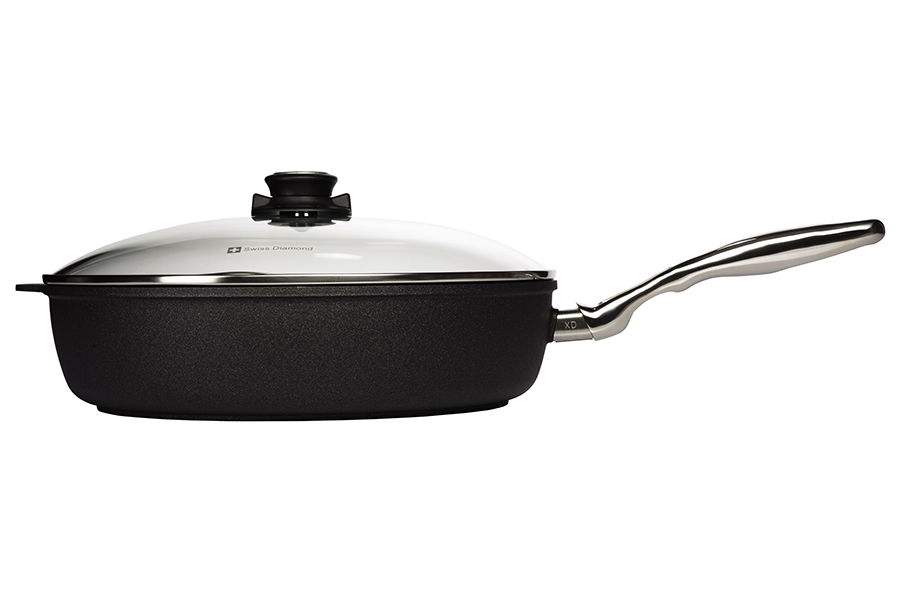 Сотейник Swiss Diamond со стеклянной крышкой и металлической ручкой, Ø32 см XD6732C - Вид №4