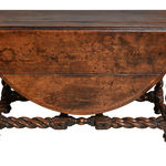 SOR27393 Ранний дубовый ячменный стол Twist Gateleg ijlbrown  - Вид №9