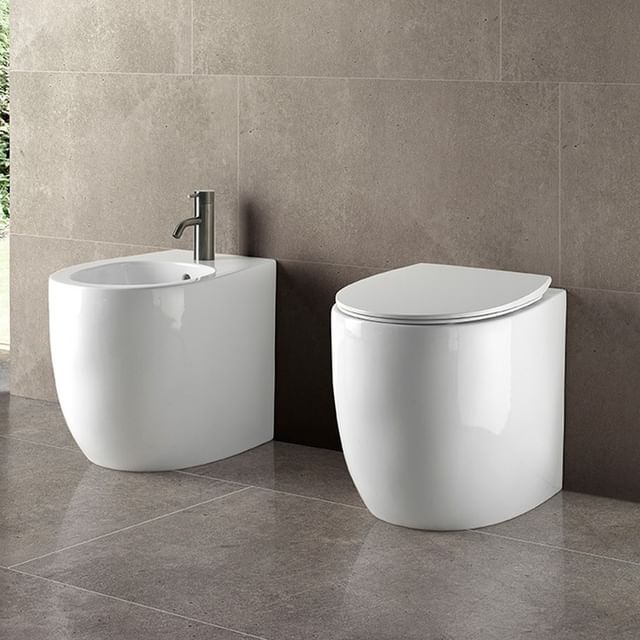 S557T0R0V7.107 Приставной унитаз напольный Коричневый A. e T. Italia Dot Италия AeT ITALIA DOT 2.0 - Вид №1