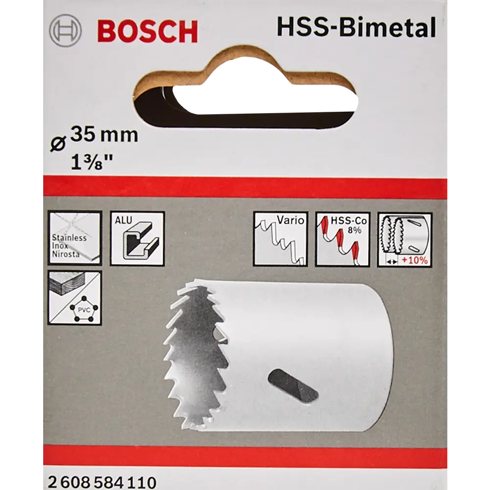 Коронка по стали биметаллическая Bosch 2608584110 35 мм 82128073 STLM-2017356 BOSCH PROFESSIONAL  - Вид №2