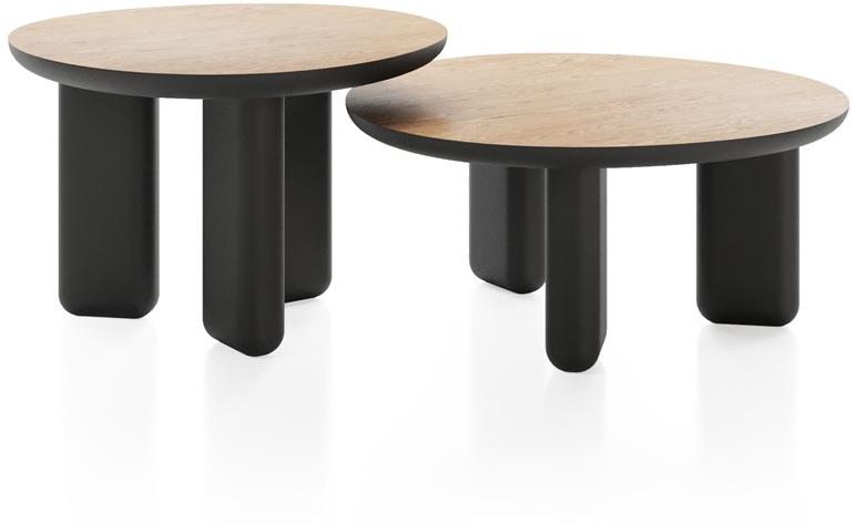 Liu Jo Living Collection Круглый деревянный журнальный столик Ceci est un caillou Cmb t43 - Вид №3