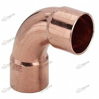 15002A15E SANHA 5002A E отвод 90° ВП-ВП, медь 15 мм 