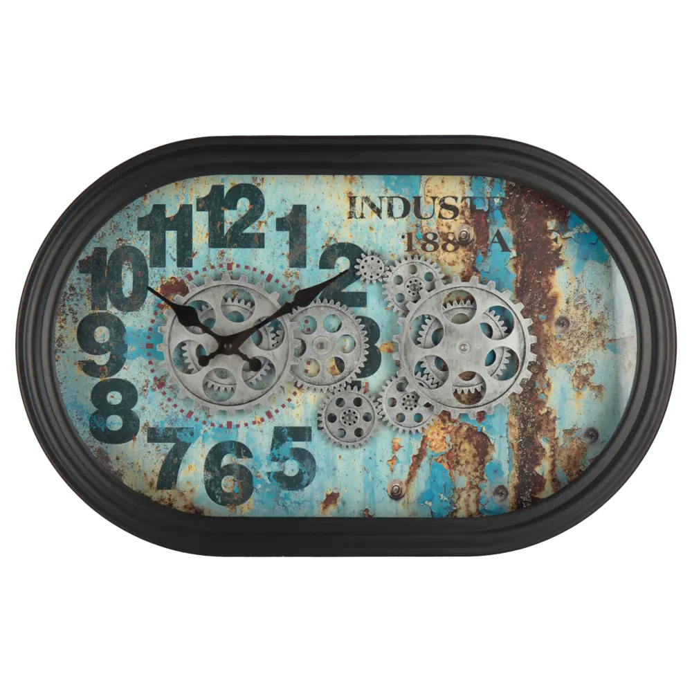 Настенные часы Dream River овальные разноцветные в современном стиле 89359843 STLM-1582966