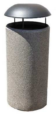 11705 КЁЛЬН с крышкой, урна из бетона LAB.Space  - Вид №1