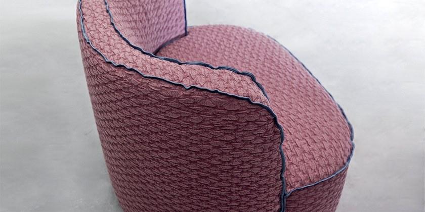 Gervasoni Кресло из ткани со съемным чехлом с подлокотниками More sun-id-1348157 - Вид №4