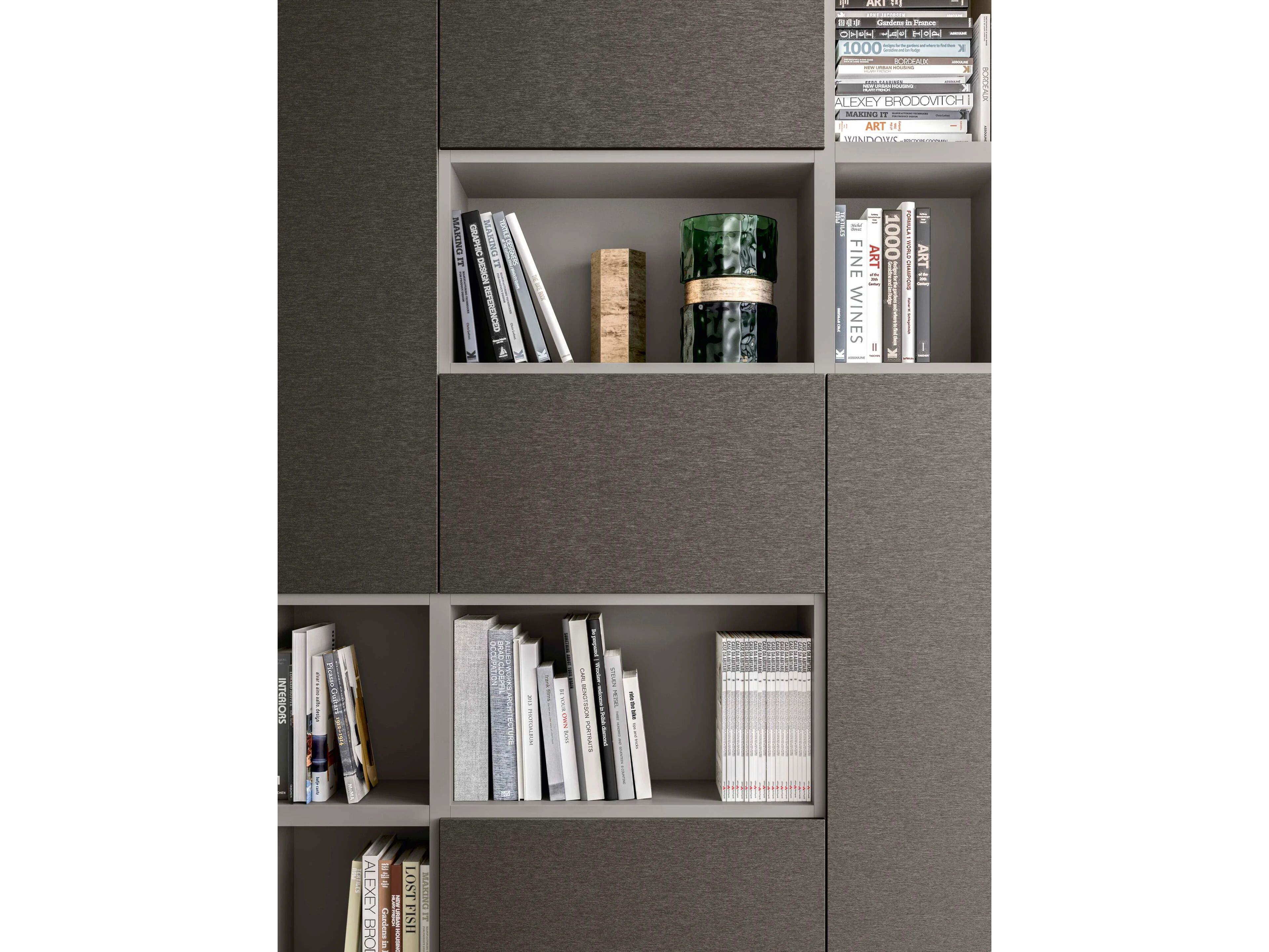 Деревянная оборудованная стена с подставкой для телевизора Alf DaFrè My Space ARCH-00030185 - Вид №3