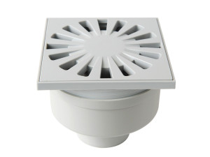 ABS сифонированная крышка люка с решеткой и вертикальным сливом