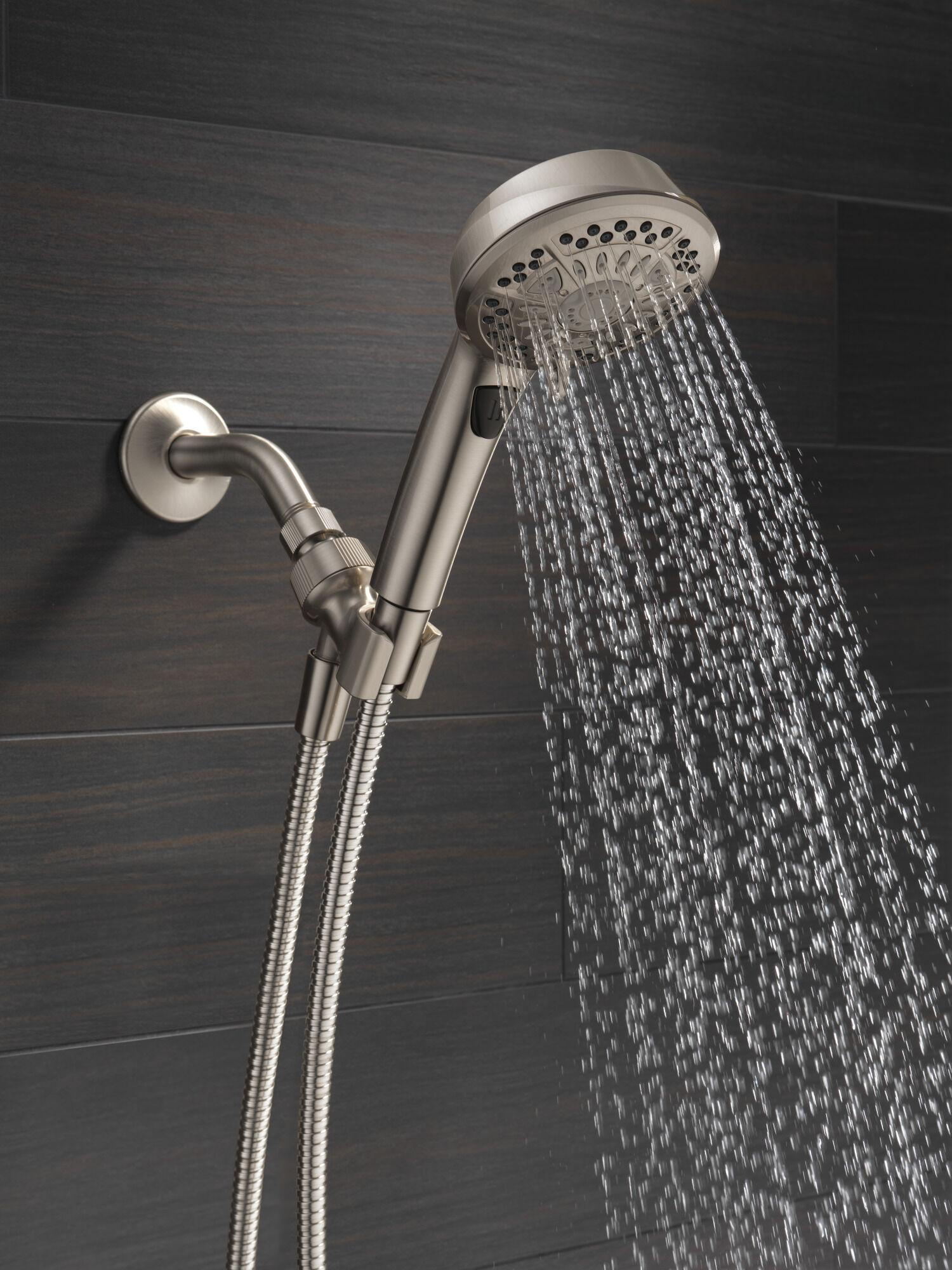 75601SN 7 Настройка ручного душа Delta Faucet Universal Showering Матовый никель Spotshield  - Вид №7