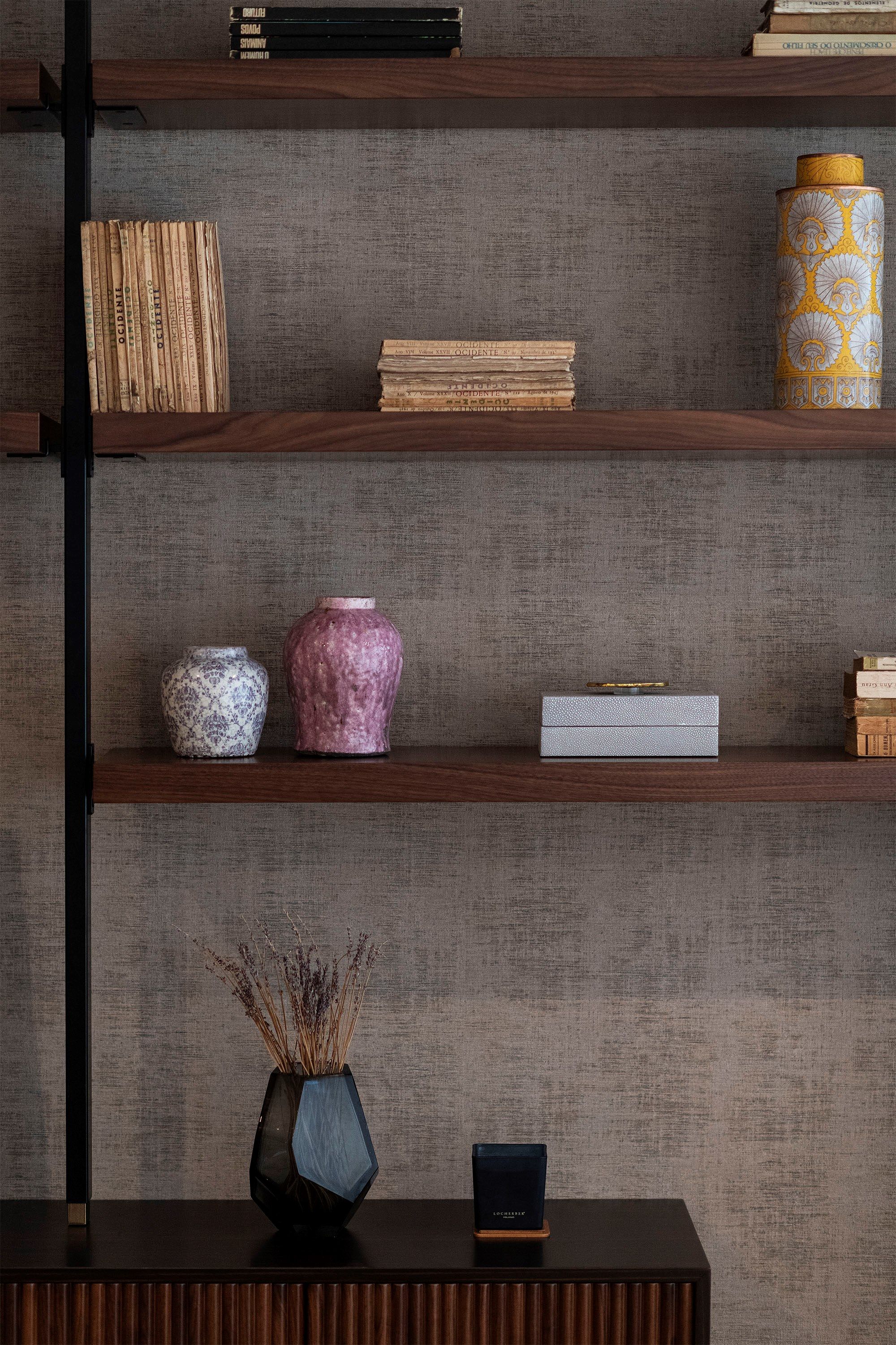 Алюминиевый книжный шкаф с креплением пол-потолок Stylish Club His &amp ARCH-00133148 - Вид №11